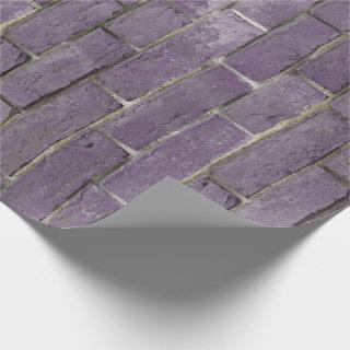 Soft Purple Brick Wall Pattern