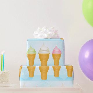 Soft Serve Ice Cream Cones Fun Summer Dessert