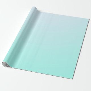 Soft teal blue mist contrast gradient wrapping pa