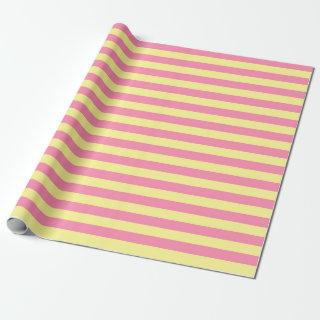 Soft Yellow and Pink Stripes