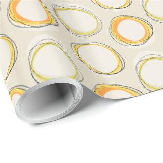 Solar Eclipse Mid-Century Modern - Black lines