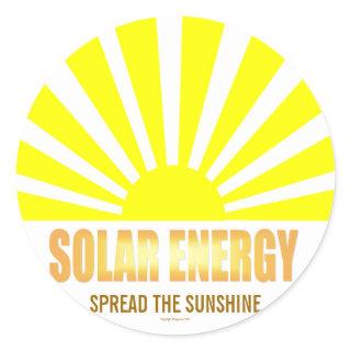 Solar Energy Spread the Sunshine Sticker