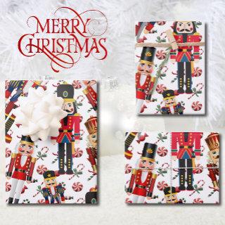 Soldier Nutcracker Toss with Peppermints Christmas  Sheets