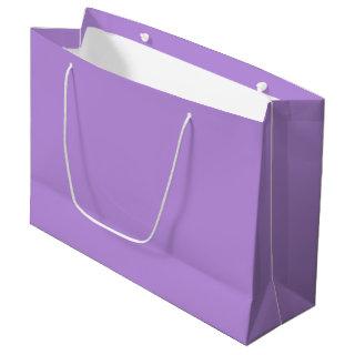 Solid bright lavender large gift bag