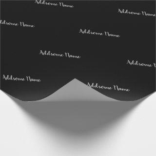 Solid Color Modern Basic Black Stylish
