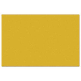 Solid color mustard yellow tissue paper
