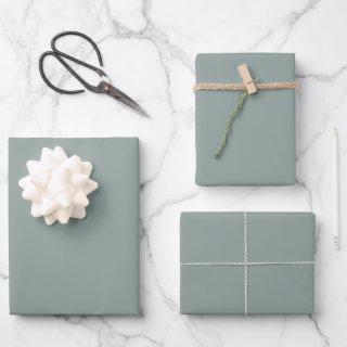 Solid color plain agave green blue  sheets