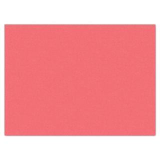 Solid color plain bright coral tissue paper