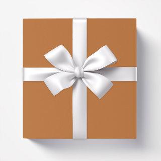 Solid color plain burnt orange cinnamon