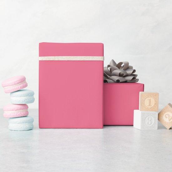 Solid color plain Camellia Rose pink