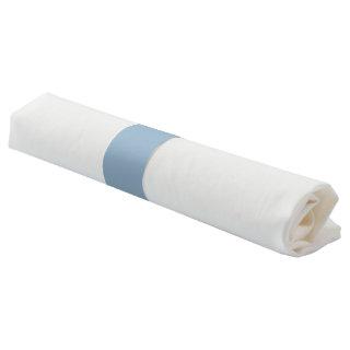 Solid color plain pastel pale blue napkin bands