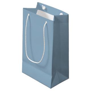 Solid color plain pastel pale blue small gift bag
