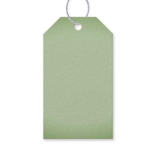 Solid Jade Green Celadon  Gift Tags