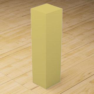Solid Light Gold  Wine Box