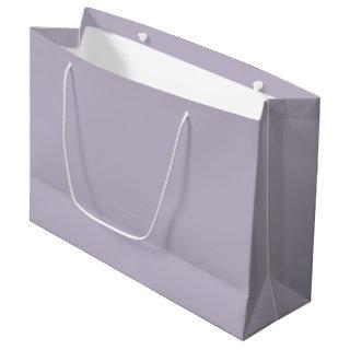 Solid old lavender dusty purple large gift bag