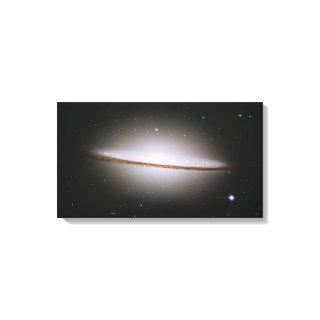 Sombrero galaxy canvas print