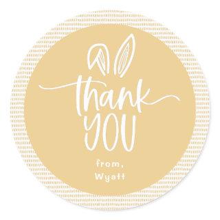 Some Bunny Birthday Party Thank You  Classic Round Classic Round Sticker