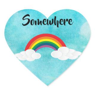 Somewhere Heart Sticker