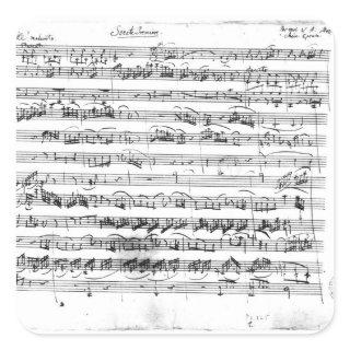 Sonate Premiere for violin and harpsichord Square Sticker