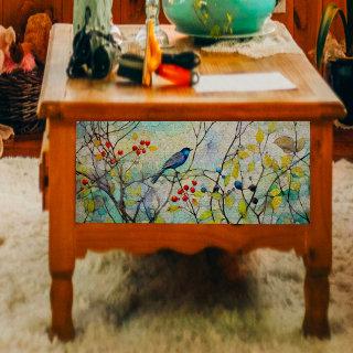 Songbird in Twigs Decoupage Tissue Paper