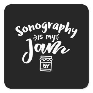 Sonographer, Ultrasound tech gift idea Square Sticker