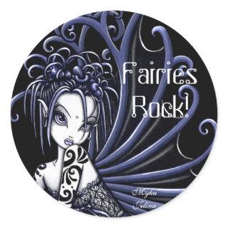 "Sophia" Round Stickers