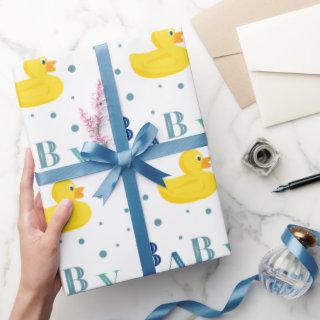 Sophisticated Duck Blue Baby Gift