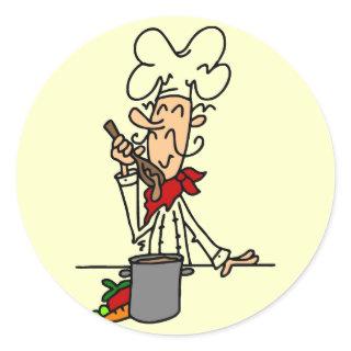 Soup Chef T-shirts and Gifts Classic Round Sticker