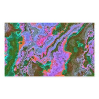 Sour Marble   Rectangular Sticker