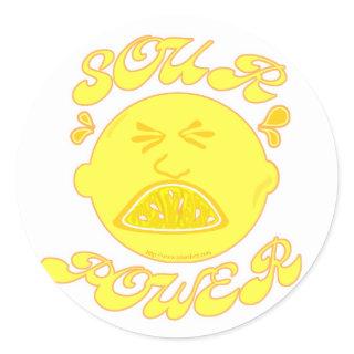 Sour Power! Classic Round Sticker