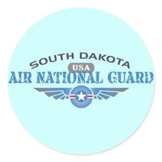 South Dakota Air National Guard Classic Round Sticker