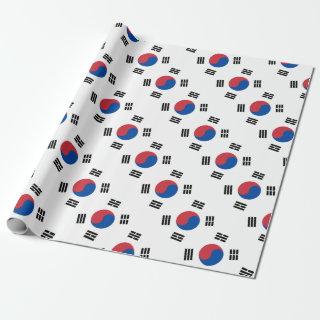 South Korean Flag - Korea - Taegeukgi - 대한민국의 국기