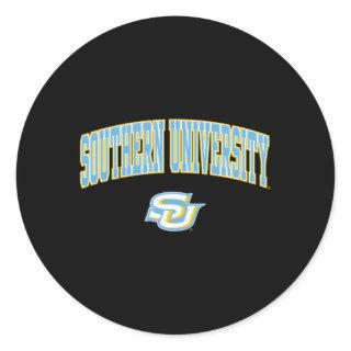 Southern Jaguars Arch Over Classic Round Sticker