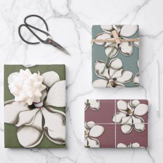 Southern Magnolia Flowers Patterned  Sheets