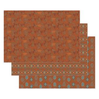 Southwest Canyons Petroglyph and Geometric Pattern  Sheets