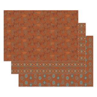 Southwest Canyons Petroglyph and Geometric Pattern  Sheets