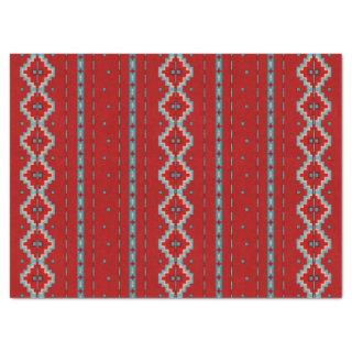 Southwest Mesas Red & Turquoise Tissue Paper