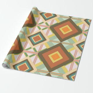Southwest Retro Pop Art Diamonds Pattern