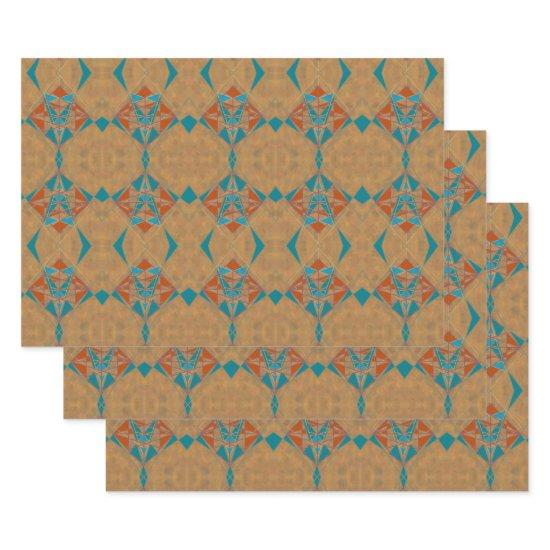 Southwestern Desert Indian Star Man Design Art  Sheets