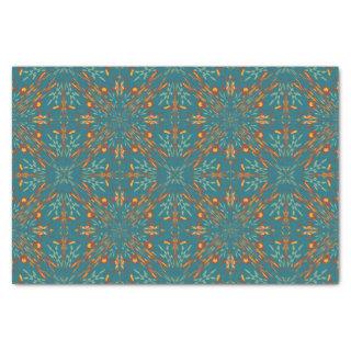 Southwestern Golden Sun Ray Colors Pattern Tissue Paper
