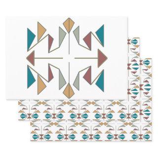 Southwestern Oblique Triangle Pattern Design  Sheets