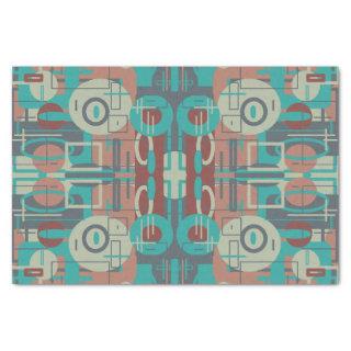 Southwestern Tribal Geometric Shapes Abstract Art Tissue Paper