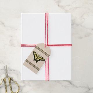 Southwestern Yellow Swallowtail Butterfly   Gift Tags