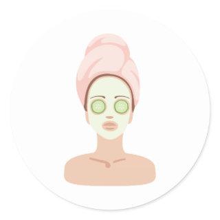Spa Day Classic Round Sticker