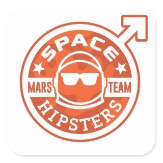 Space Hipsters® MARS TEAM 3" Stickers
