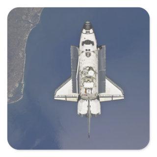 Space shuttle Atlantis 5 Square Sticker