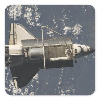Space Shuttle Discovery 5 Square Sticker