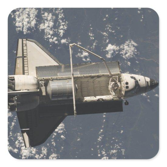 Space Shuttle Discovery 5 Square Sticker