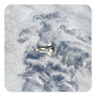 Space Shuttle Endeavour 11 Square Sticker
