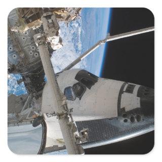 Space Shuttle Endeavour 23 Square Sticker